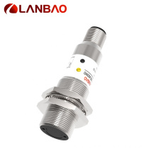 LANBAO Diffuse reflection Metal cylindrical PNP M18 wholesale photoelectric sensor / long distance photoelectric pr sensor
